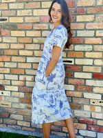 Brynnac Dress Linen Print