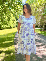 Brynnac Dress Linen Print