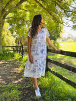 Brynnac Dress Linen Print