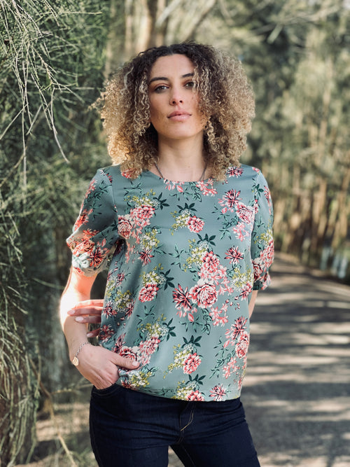 Grace Top Floral | Artstori