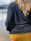 Linen sweatshirt New Zealand women